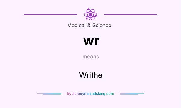 What does wr mean? It stands for Writhe