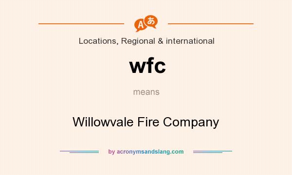 What does wfc mean? It stands for Willowvale Fire Company