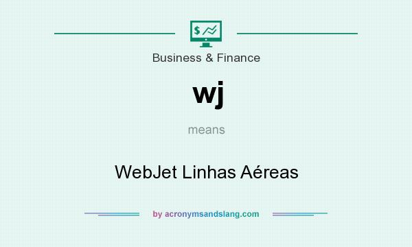 What does wj mean? It stands for WebJet Linhas Aéreas