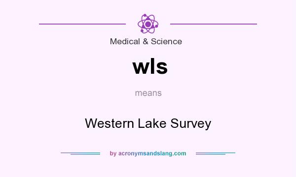 What does wls mean? It stands for Western Lake Survey