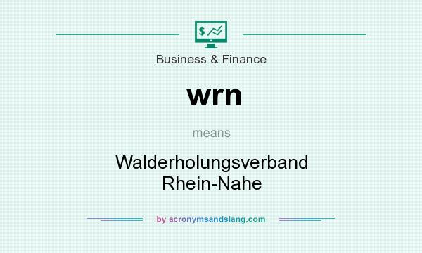 What does wrn mean? It stands for Walderholungsverband Rhein-Nahe