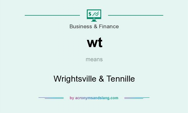 What does wt mean? It stands for Wrightsville & Tennille