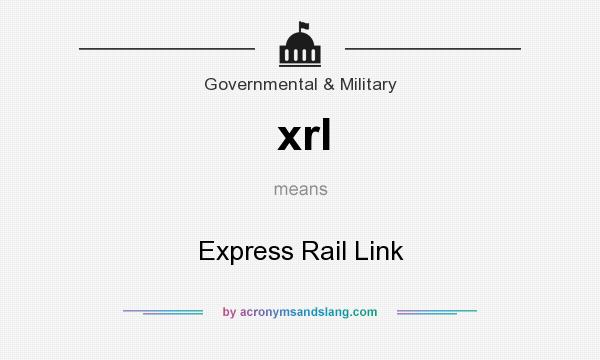 What does xrl mean? It stands for Express Rail Link