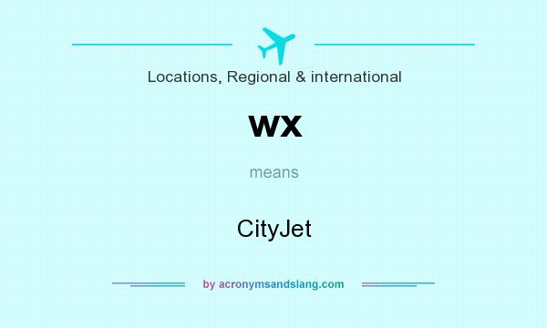 What does wx mean? It stands for CityJet