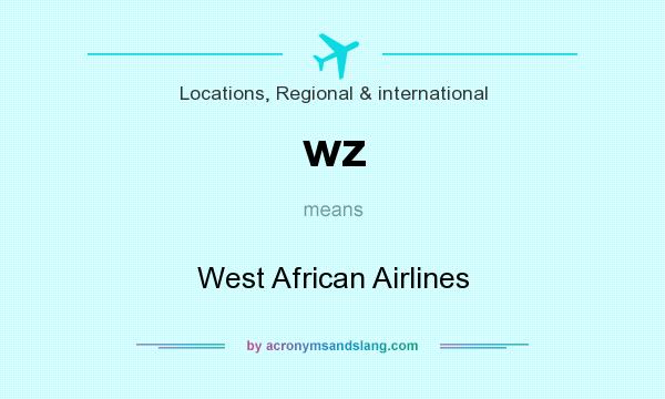 What does wz mean? It stands for West African Airlines