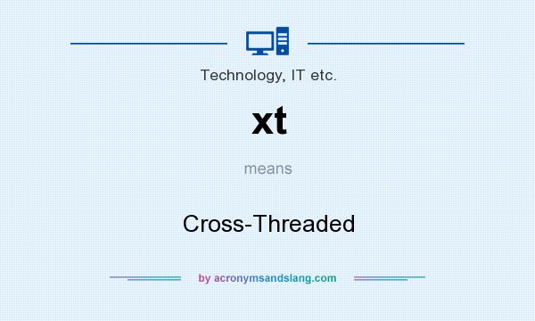 What does xt mean? It stands for Cross-Threaded