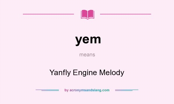 What does yem mean? It stands for Yanfly Engine Melody