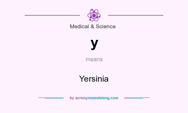 What does y mean? It stands for Yersinia