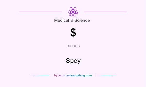 What does $ mean? It stands for Spey