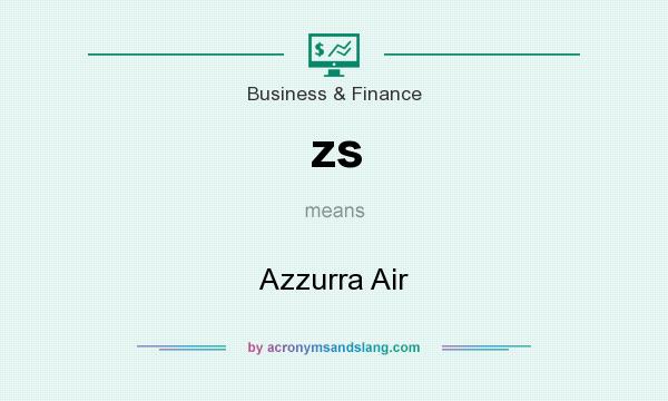 What does zs mean? It stands for Azzurra Air