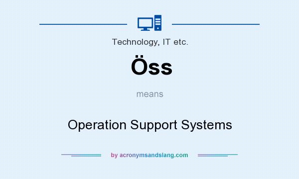 What does Öss mean? It stands for Operation Support Systems