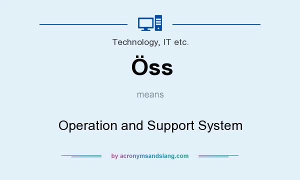 What does Öss mean? It stands for Operation and Support System