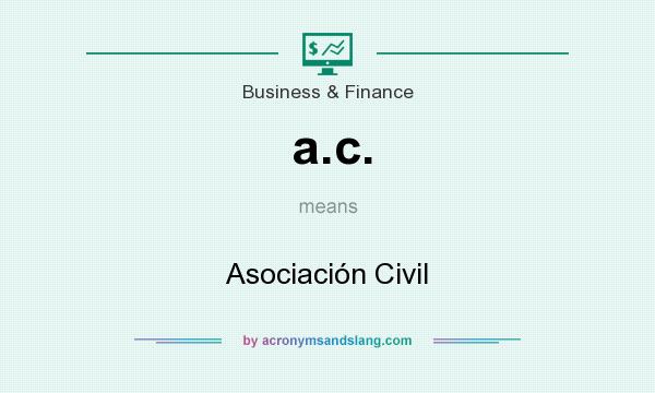 What does a.c. mean? It stands for Asociación Civil