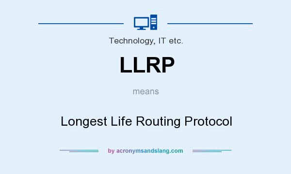 What does LLRP mean? It stands for Longest Life Routing Protocol