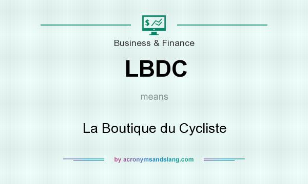 What does LBDC mean? It stands for La Boutique du Cycliste
