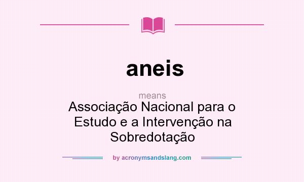 What does aneis mean? It stands for Associação Nacional para o Estudo e a Intervenção na Sobredotação