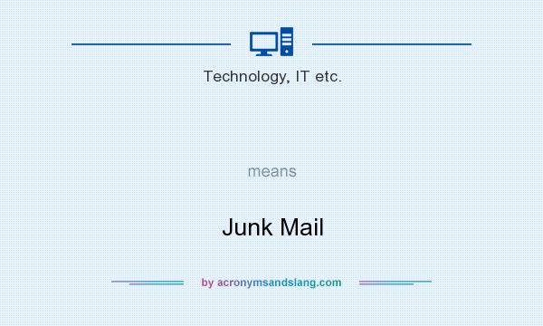 What does   mean? It stands for Junk Mail