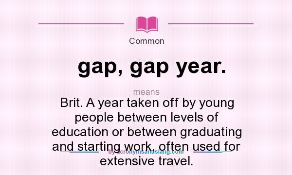 Gap meaning