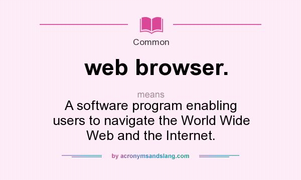 open source browser definition