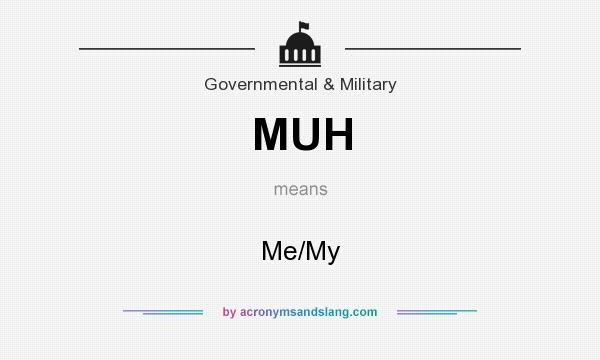 What does MUH mean? It stands for Me/My