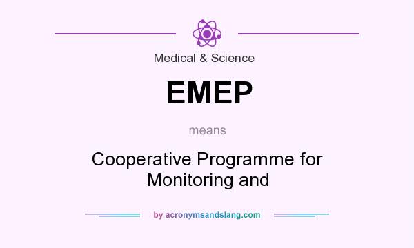 What does EMEP mean? It stands for Cooperative Programme for Monitoring and