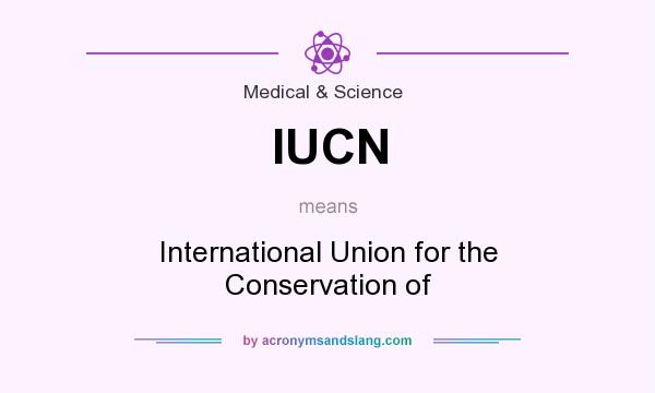 What does IUCN mean? It stands for International Union for the Conservation of