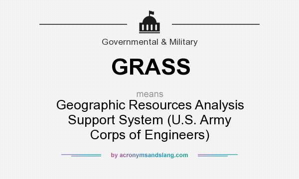What does GRASS mean? It stands for Geographic Resources Analysis Support System (U.S. Army Corps of Engineers)