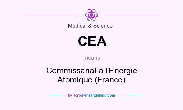 What does CEA mean? It stands for Commissariat a l`Energie Atomique (France)