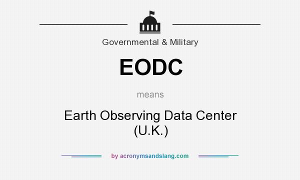 What does EODC mean? It stands for Earth Observing Data Center (U.K.)