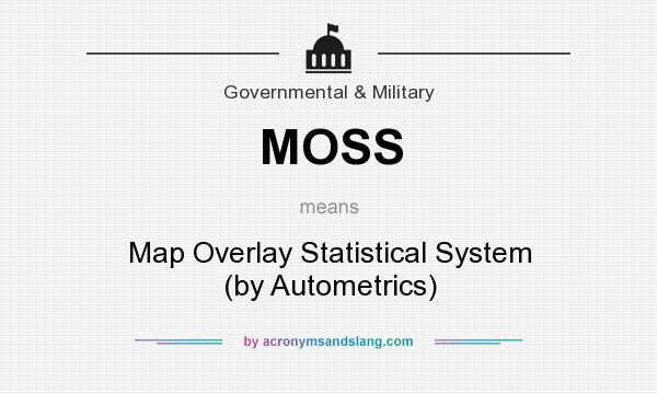 What does MOSS mean? It stands for Map Overlay Statistical System (by Autometrics)