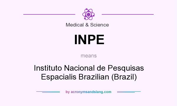 What does INPE mean? It stands for Instituto Nacional de Pesquisas Espacialis Brazilian (Brazil)