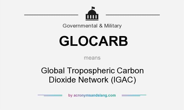 What does GLOCARB mean? It stands for Global Tropospheric Carbon Dioxide Network (IGAC)