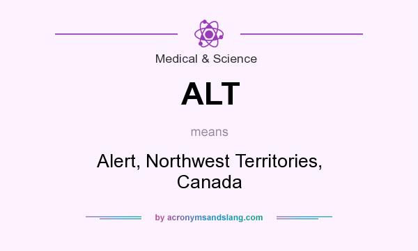 What does ALT mean? It stands for Alert, Northwest Territories, Canada