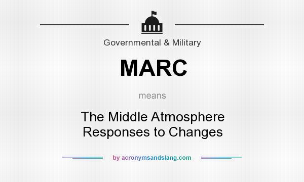 What does MARC mean? It stands for The Middle Atmosphere Responses to Changes