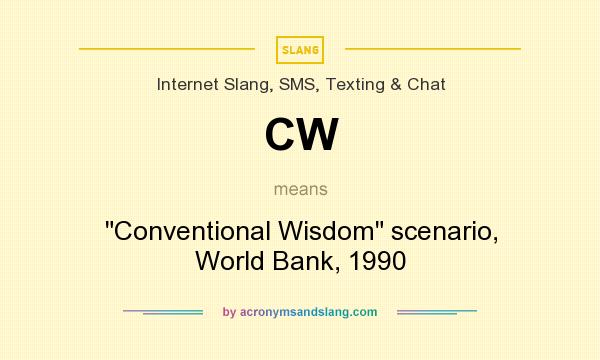 What does CW mean? It stands for 