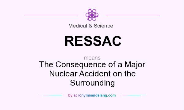 What does RESSAC mean? It stands for The Consequence of a Major Nuclear Accident on the Surrounding