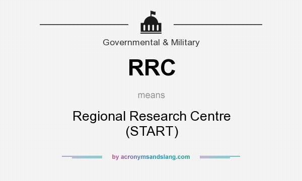 What does RRC mean? It stands for Regional Research Centre (START)