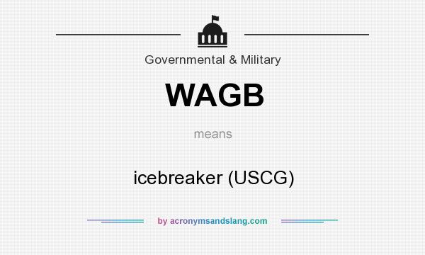 What does WAGB mean? It stands for icebreaker (USCG)