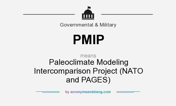 What does PMIP mean? It stands for Paleoclimate Modeling Intercomparison Project (NATO and PAGES)