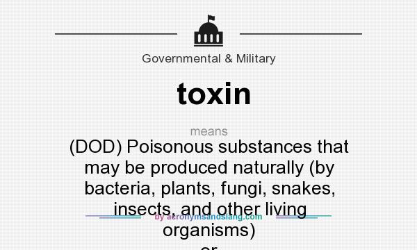 meaning of toxine)