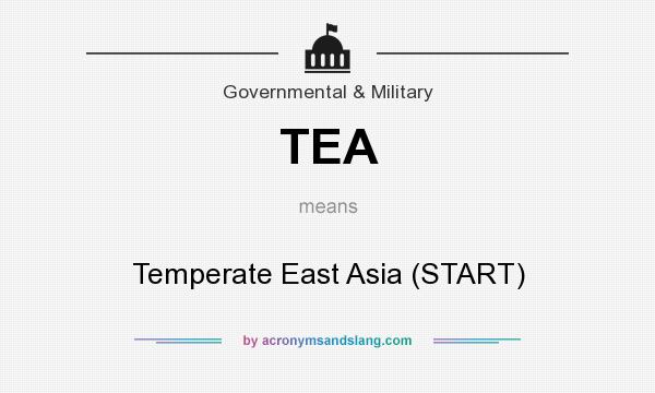 What does TEA mean? It stands for Temperate East Asia (START)