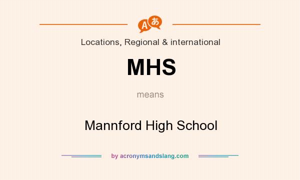 What does MHS mean? It stands for Mannford High School