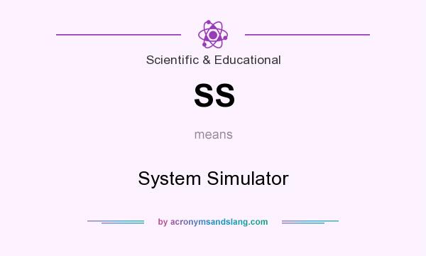 What does SS mean? It stands for System Simulator