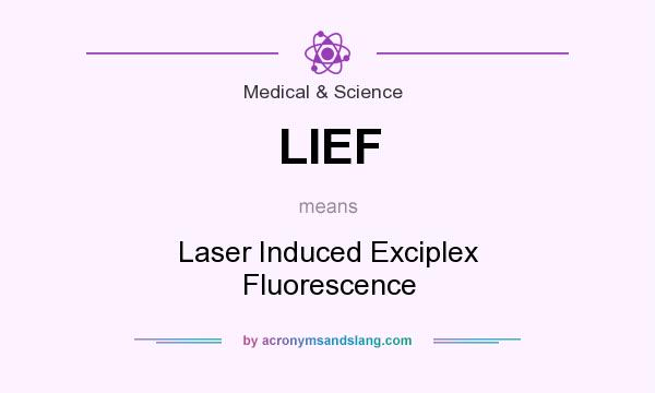 What does LIEF mean? It stands for Laser Induced Exciplex Fluorescence