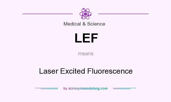 What does LEF mean? It stands for Laser Excited Fluorescence