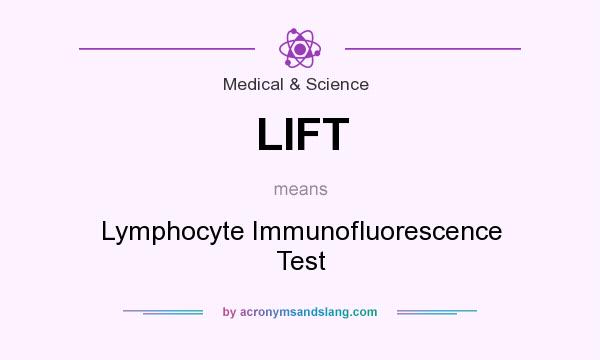 What does LIFT mean? It stands for Lymphocyte Immunofluorescence Test