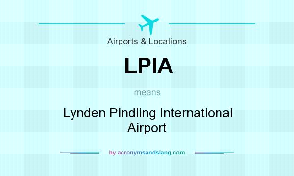 What does LPIA mean? It stands for Lynden Pindling International Airport