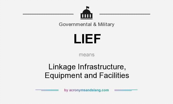 What does LIEF mean? It stands for Linkage Infrastructure, Equipment and Facilities