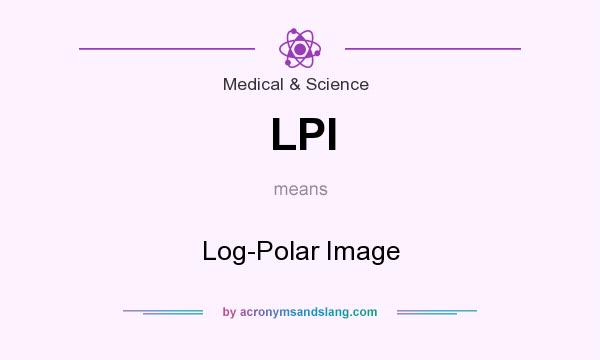What does LPI mean? It stands for Log-Polar Image