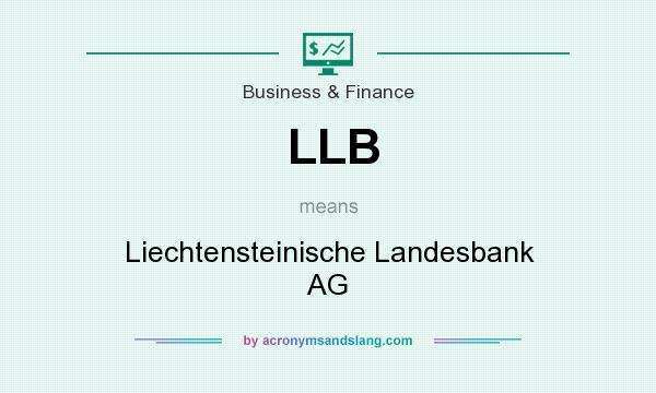 What does LLB mean? It stands for Liechtensteinische Landesbank AG